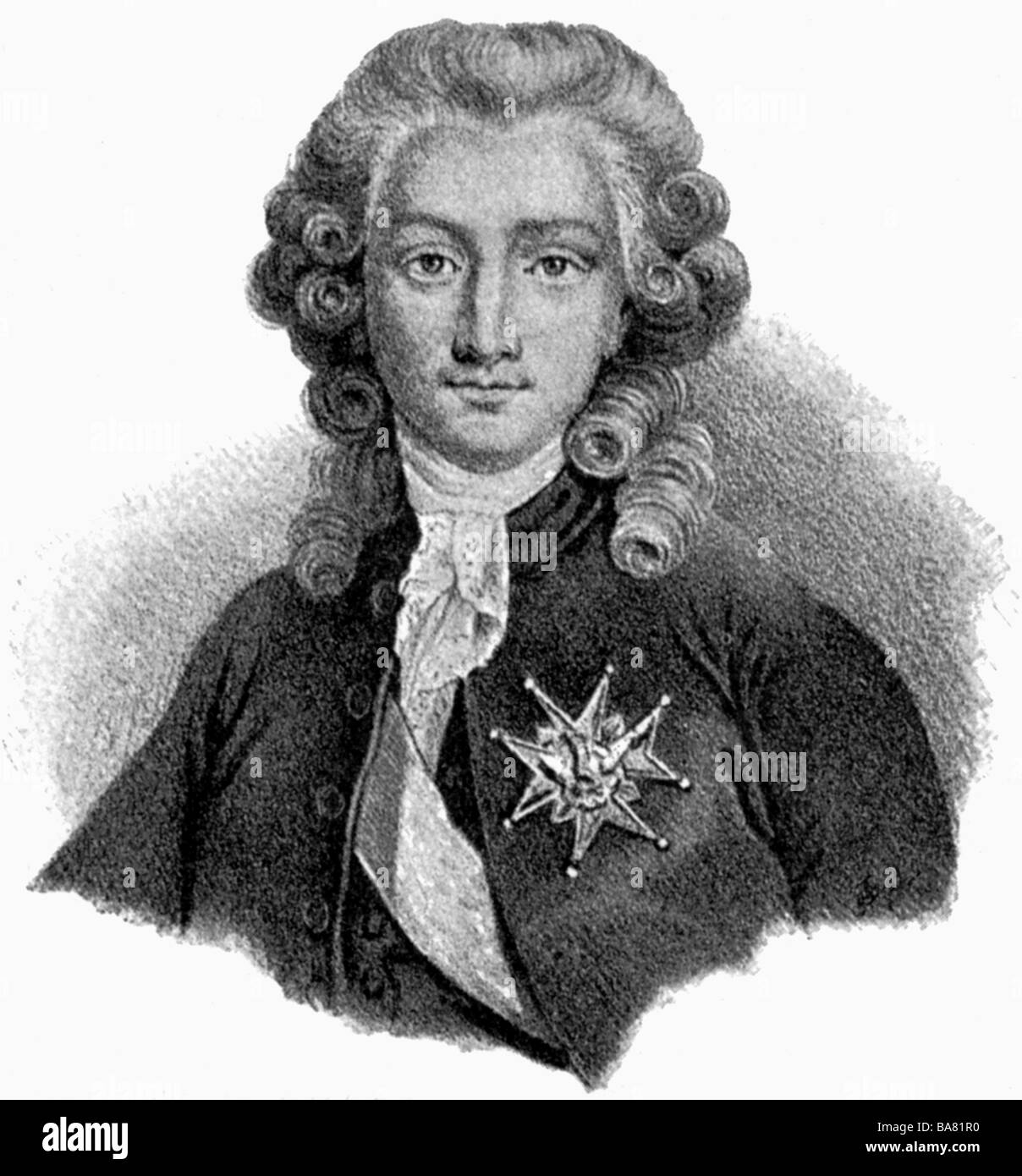 Calonne, Charles Alexandre de, 1734 - 30.10.1802, , Stock Photo