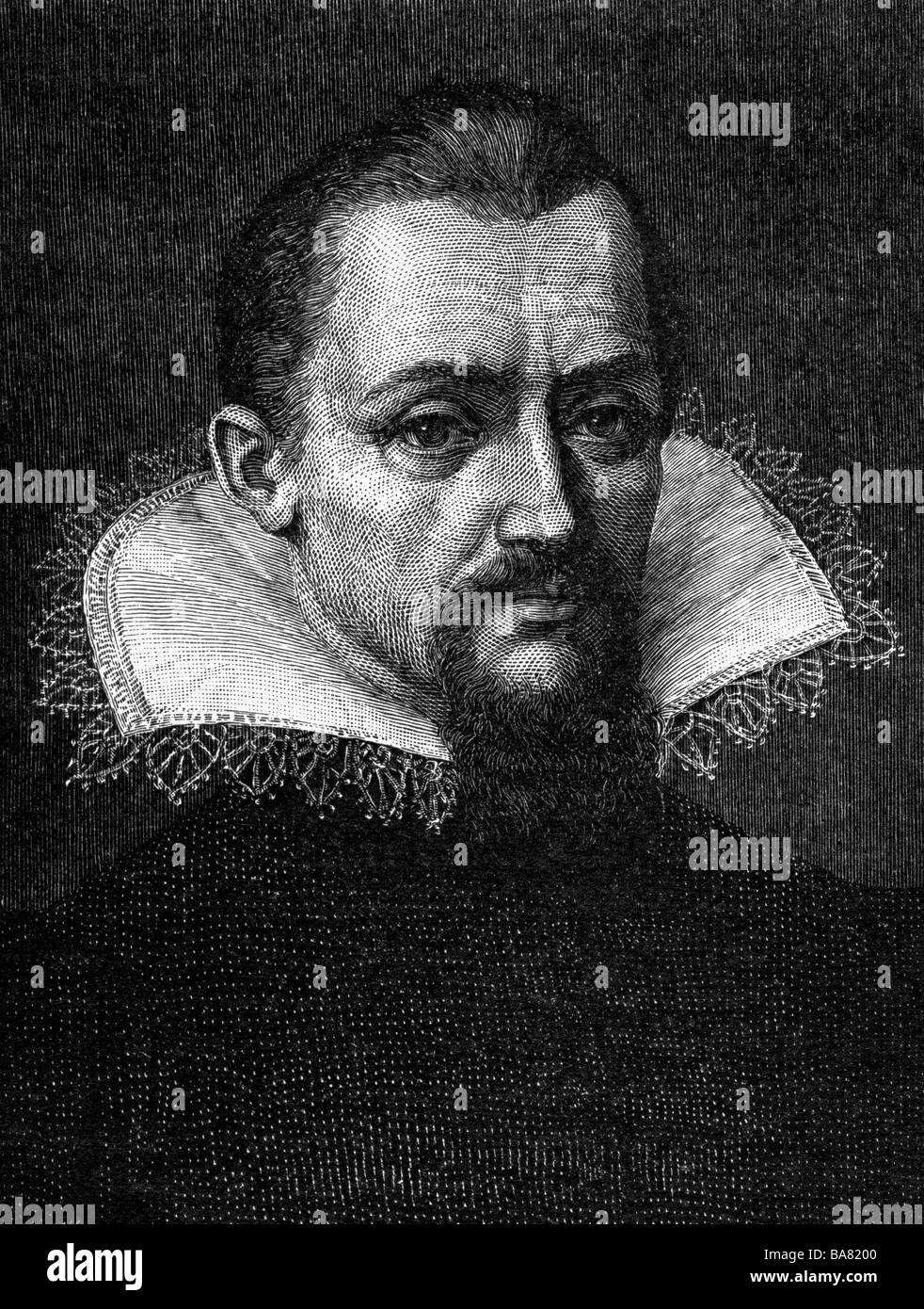 Kepler, Johannes, 27.12.1571 - 15.11.1630, German astronomer, portrait ...