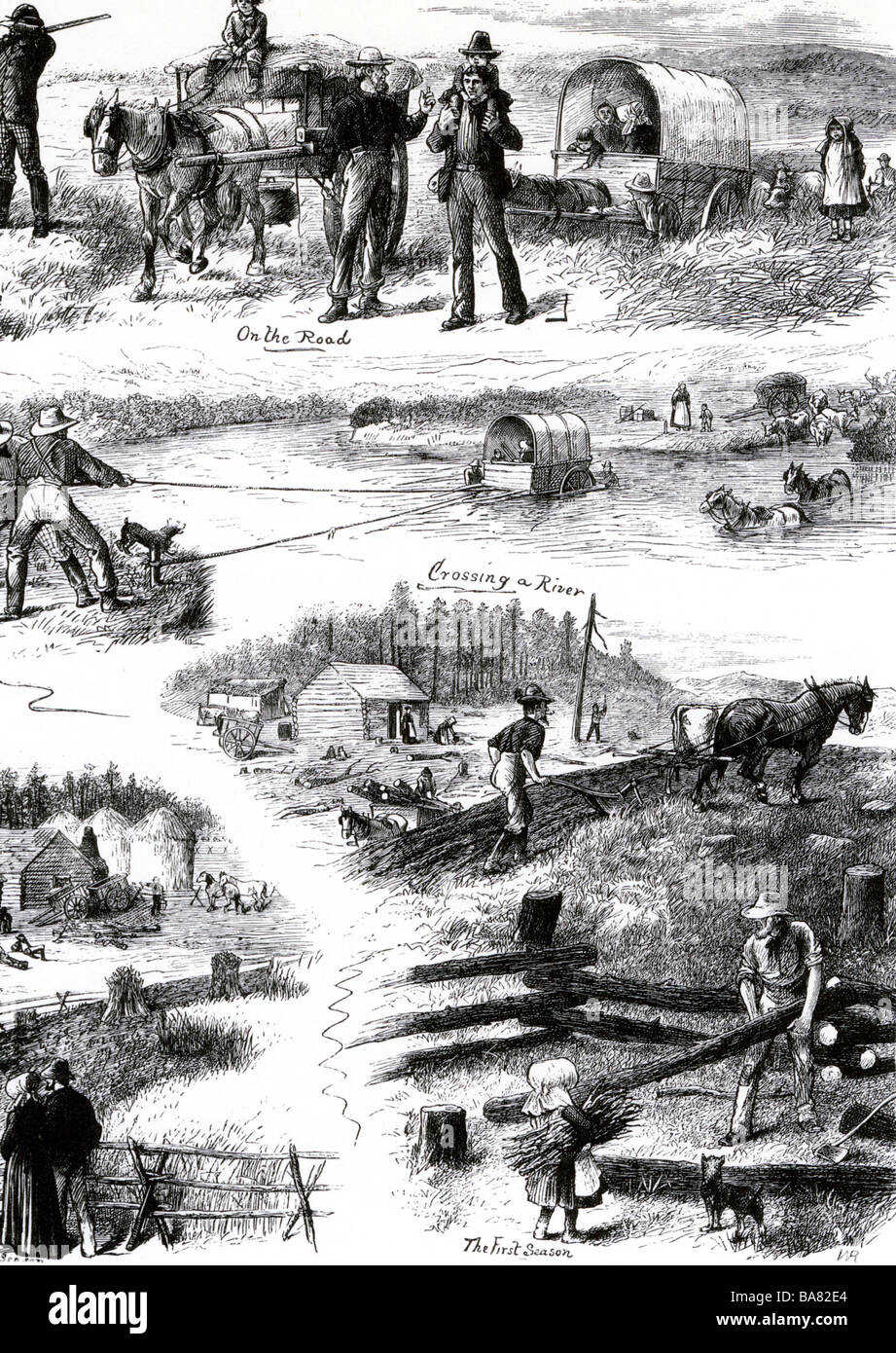 Farming 19th century hi-res stock photography and images - Alamy