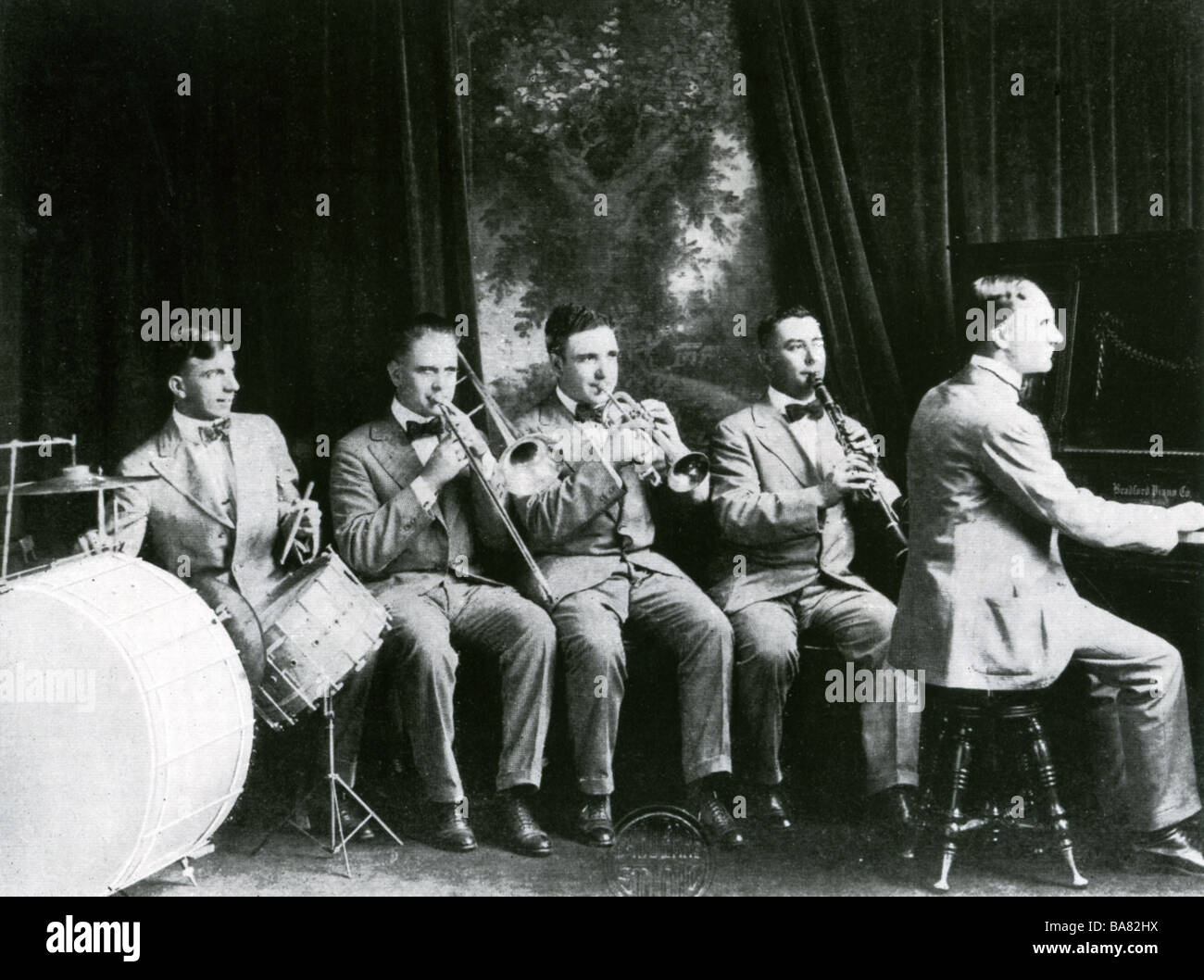 THE ORIGINAL DIXIELAND JAZZ BAND - see Description below Stock Photo