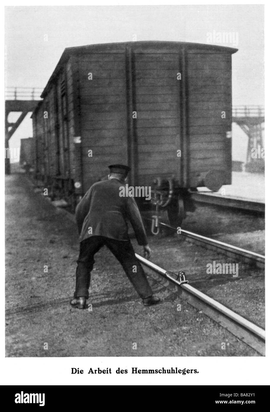 transport / transportation, railway, writings, 'Die Reise , Stock Photo