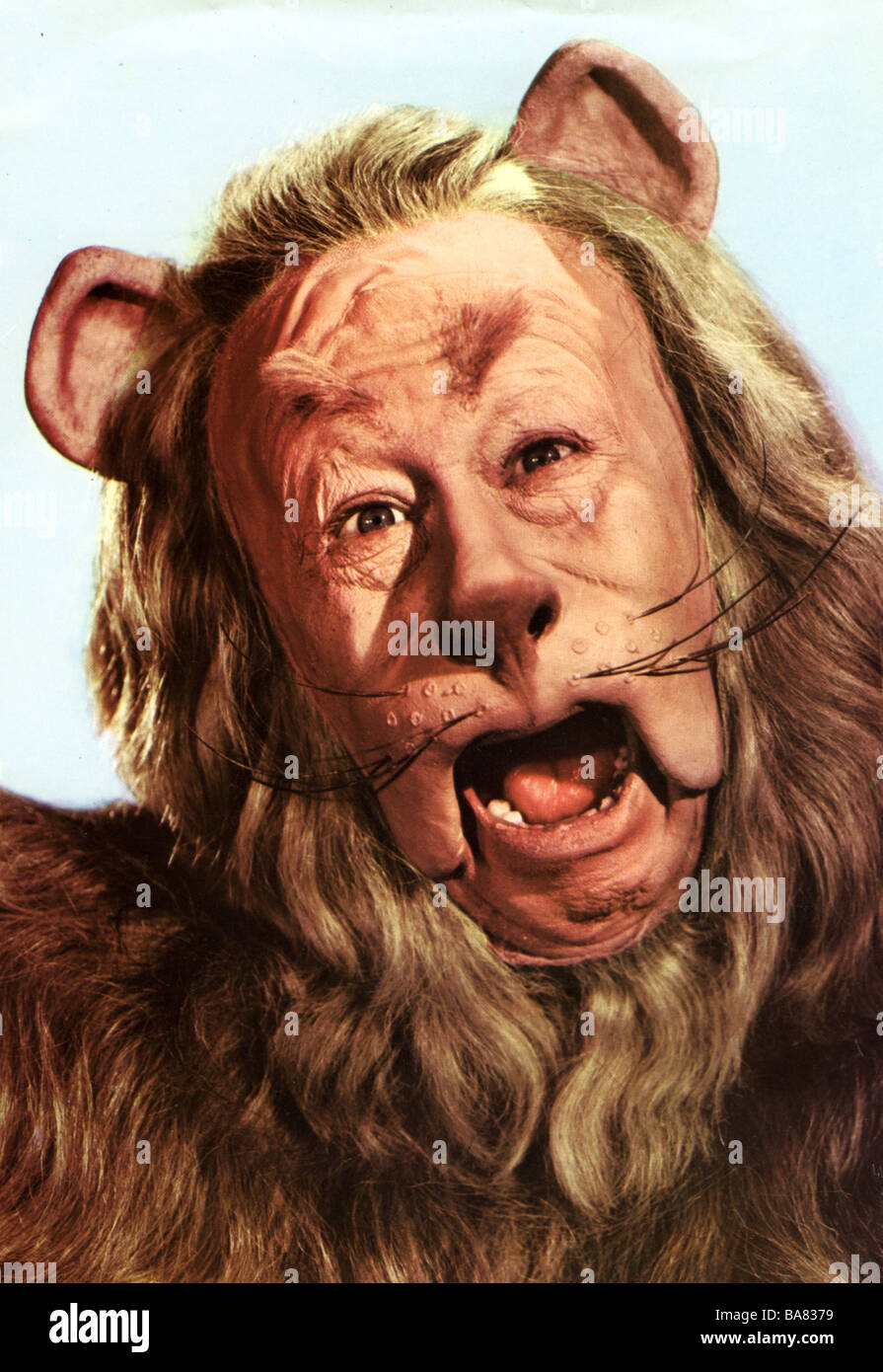 THE WIZARD OF OZ 1939 MGM film with Bert Lahr as the Cowardly Lion Stock Photo