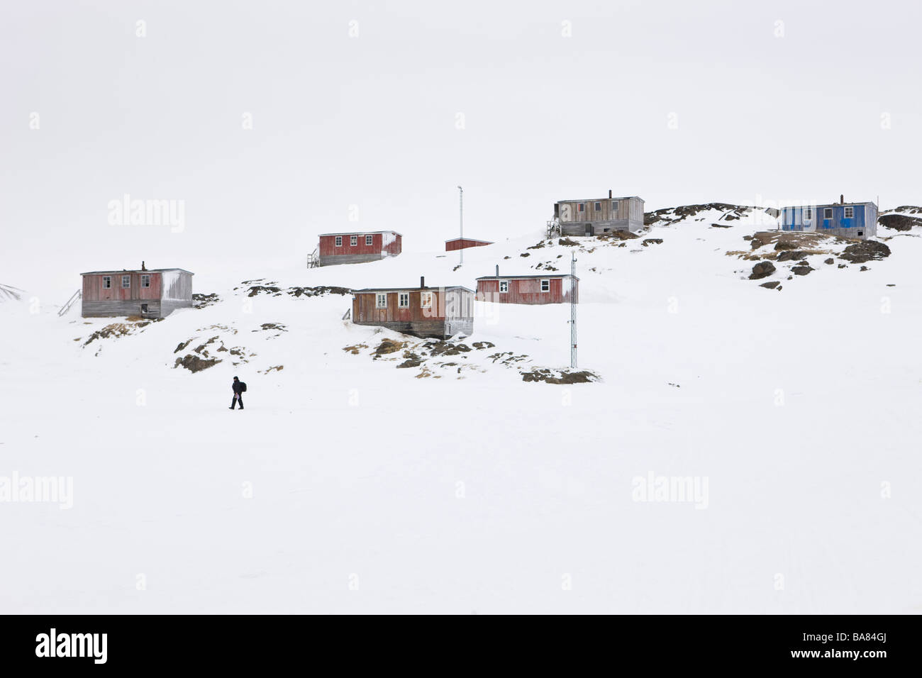 Homes in Kulusuk, Greenland Stock Photo Alamy