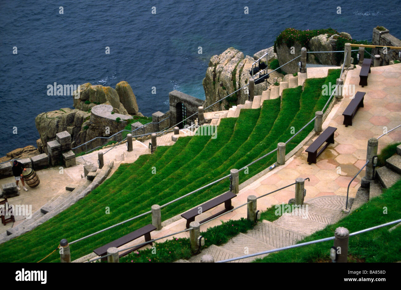 The Minack Open Air Theatre Penzance Porthcurno Cornwall TR19 6JU Stock Photo
