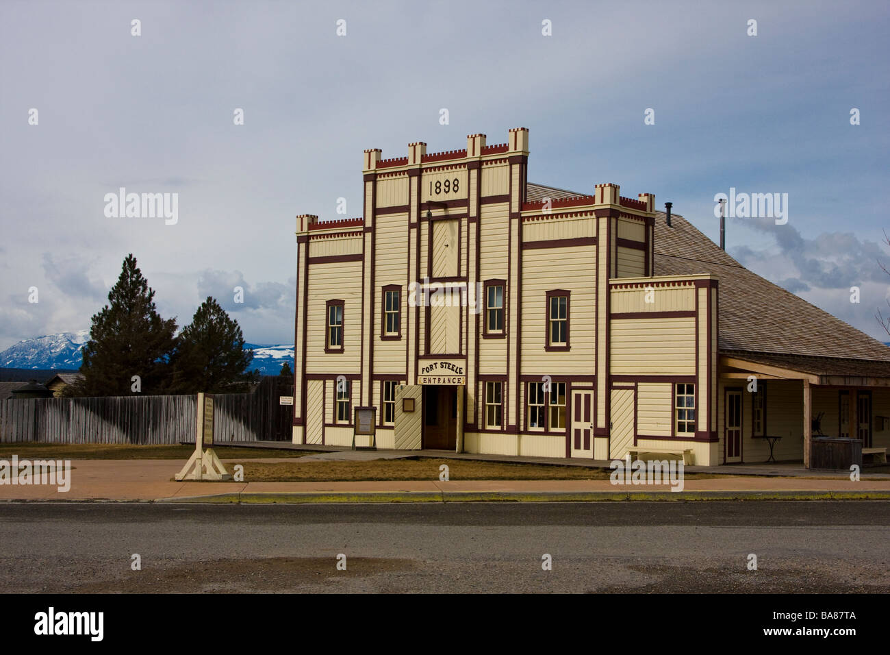 General Store at the Restored Historic Village of Fort Steele in