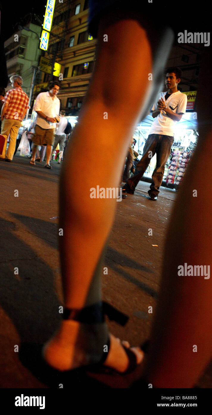 BANGKOK NIGHTLIFE: KHAO SAN ROAD, LADY BOYS, PING PONG SHOW