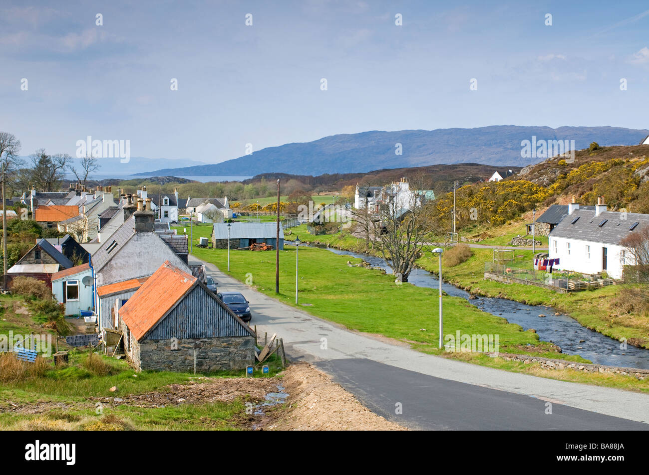 The small hamlet of Duirinish between Kyle of Lochalsh and Plockton in