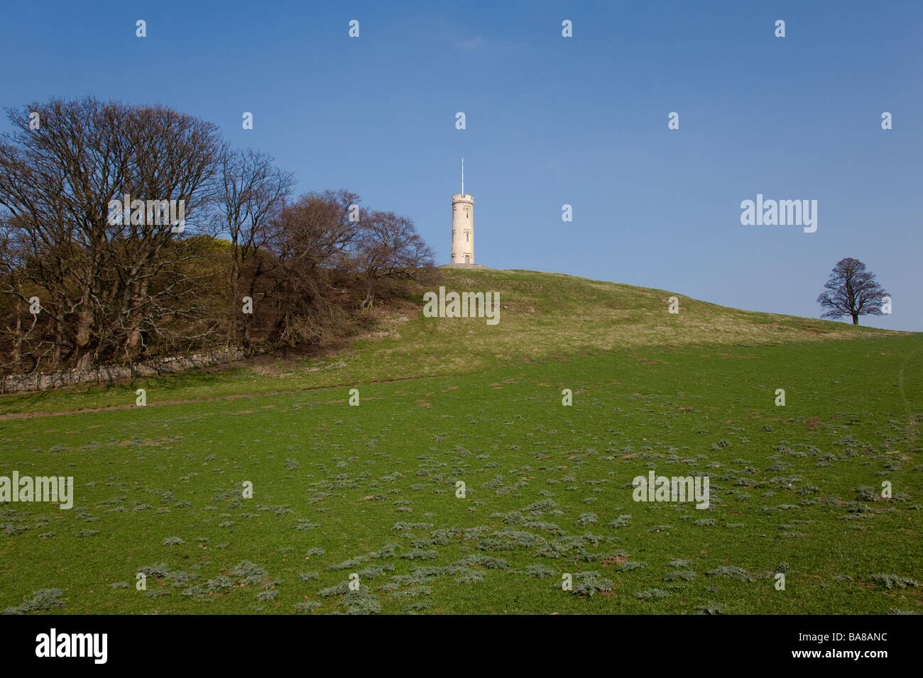 Binns Tower folly Stock Photo - Alamy