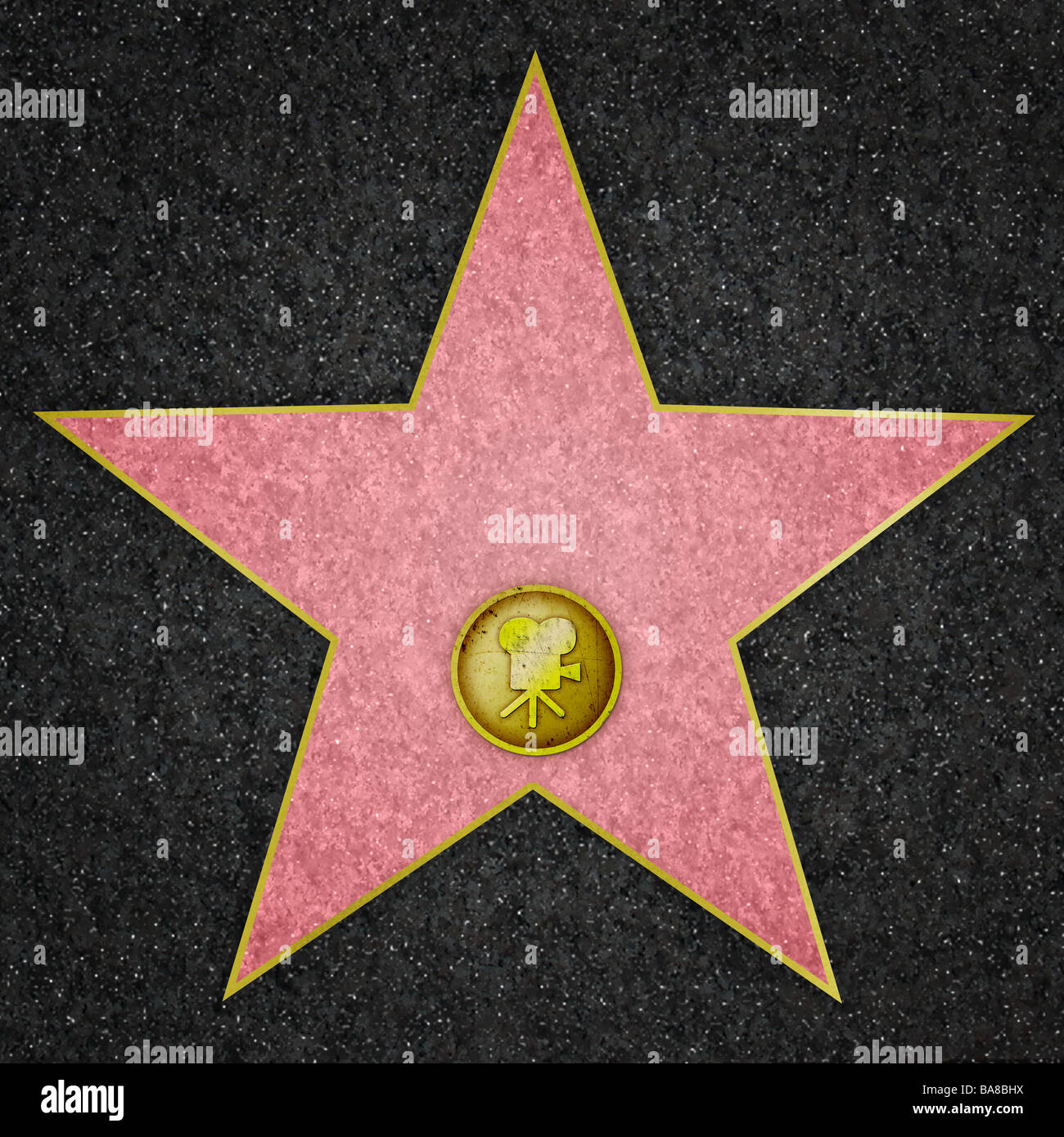 Hollywood Star Film Stock Photo