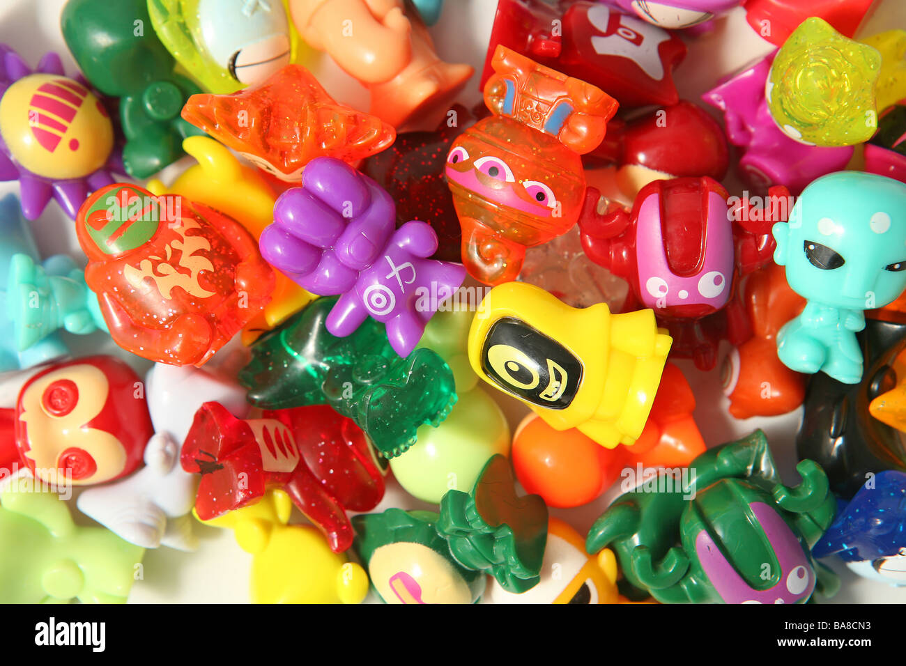 Kids collectable GoGos Stock Photo