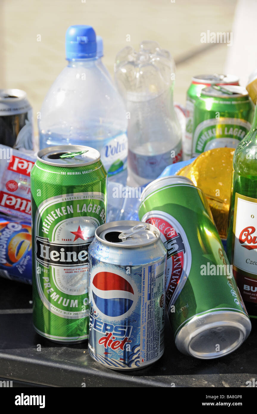 Cans And Bottles High Resolution Stock Photography and Images Alamy
