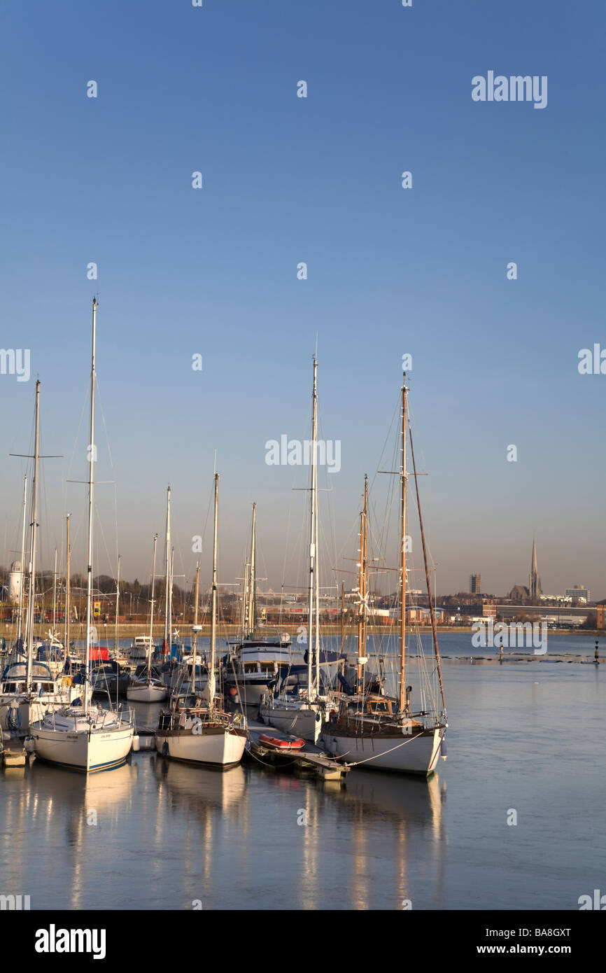 Preston Docklands Stock Photo