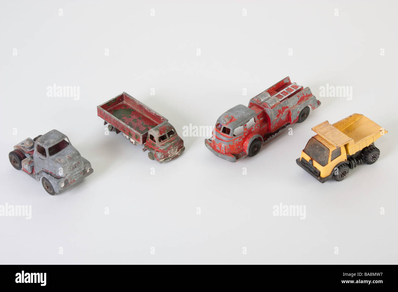 Worn out toys of a bygone era Stock Photo