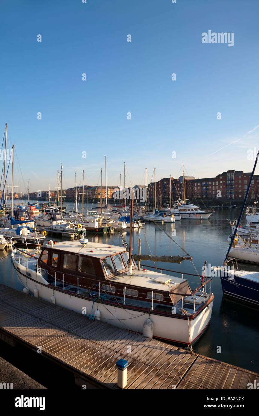 Preston Docklands Stock Photo