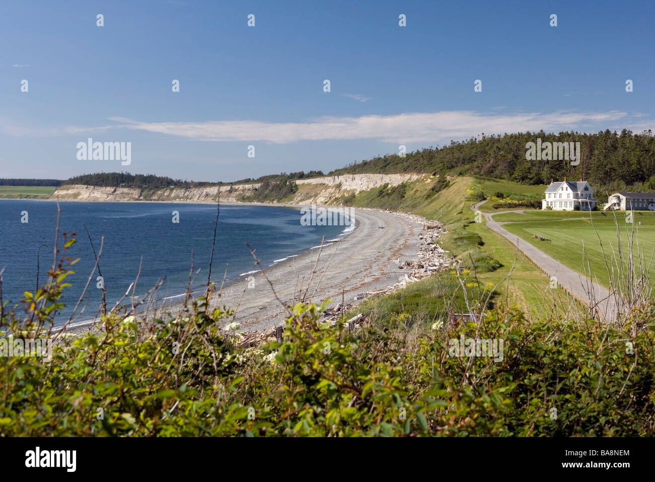 Admiralty Cove - Fort Casey State Park - Whidbey Island, Washington Stock Photo