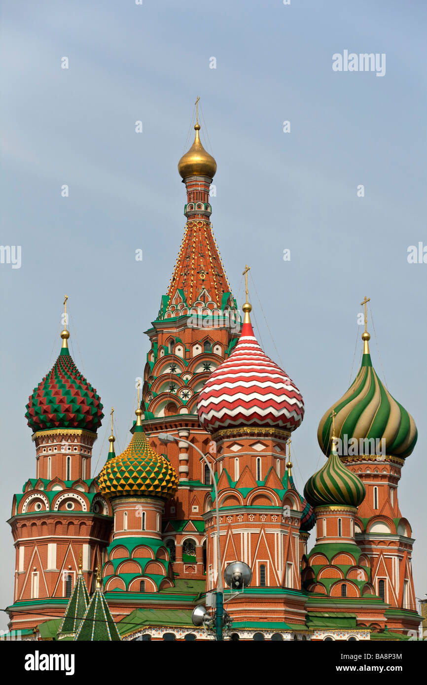 Cathedral of St. Basil the Blessed, Red Square, Moscow, Russia Stock ...