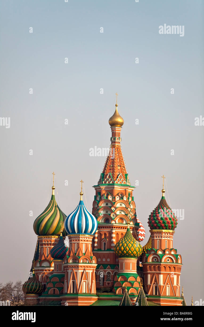 Cathedral of St. Basil the Blessed, Red Square, Moscow, Russia Stock ...
