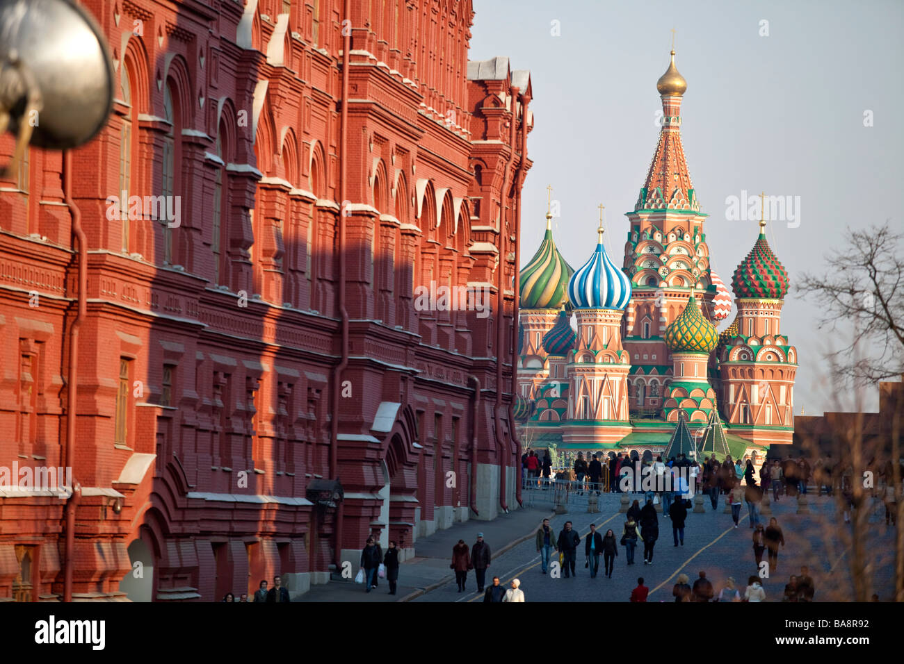 Cathedral of St. Basil the Blessed, Red Square, Moscow, Russia Stock ...