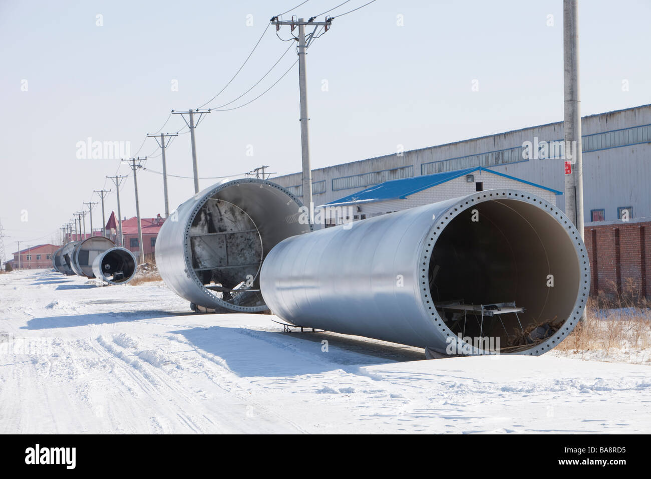 Wind turbine parts hi-res stock photography and images - Alamy