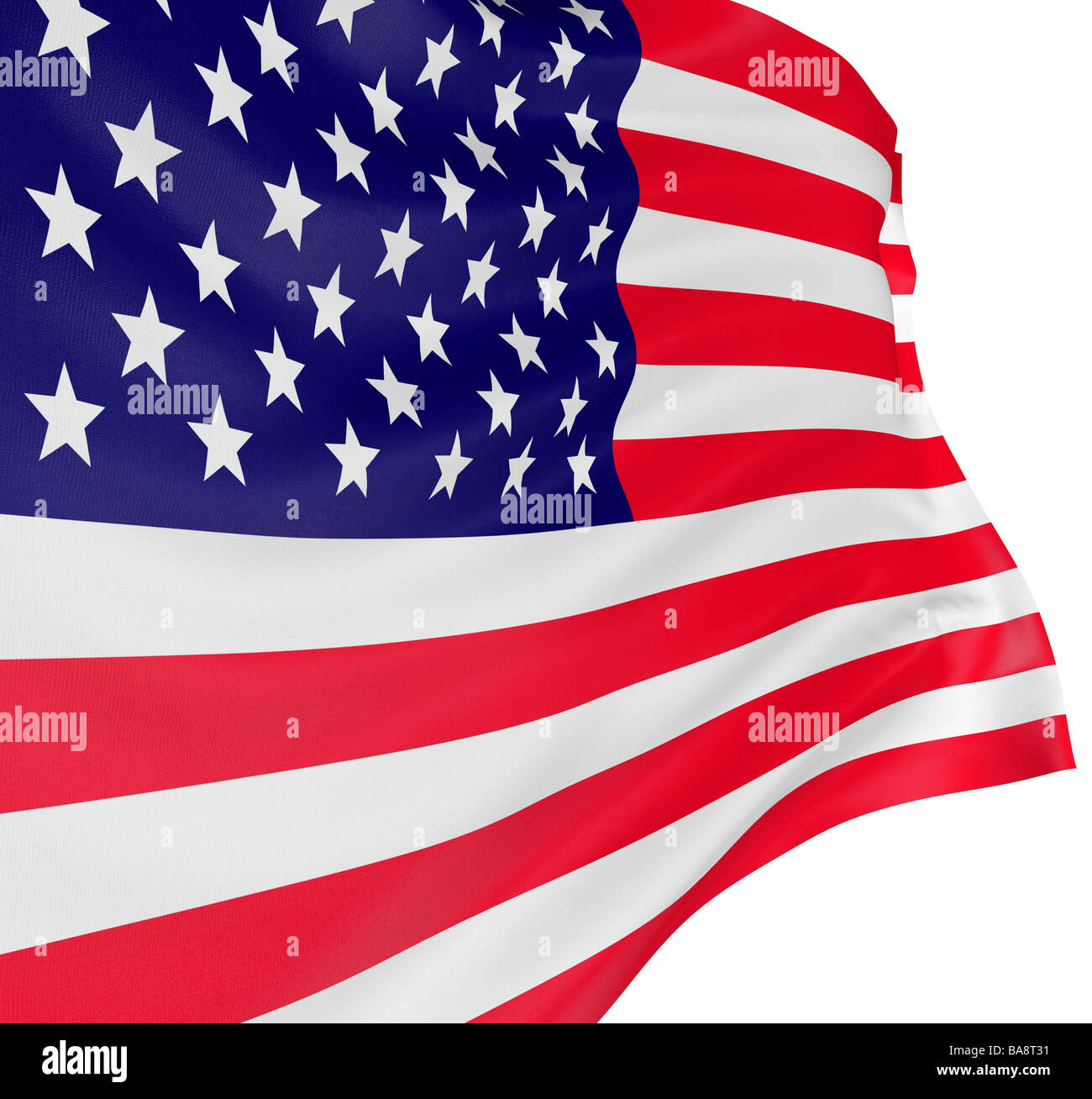 Us flag in star Cut Out Stock Images & Pictures - Alamy