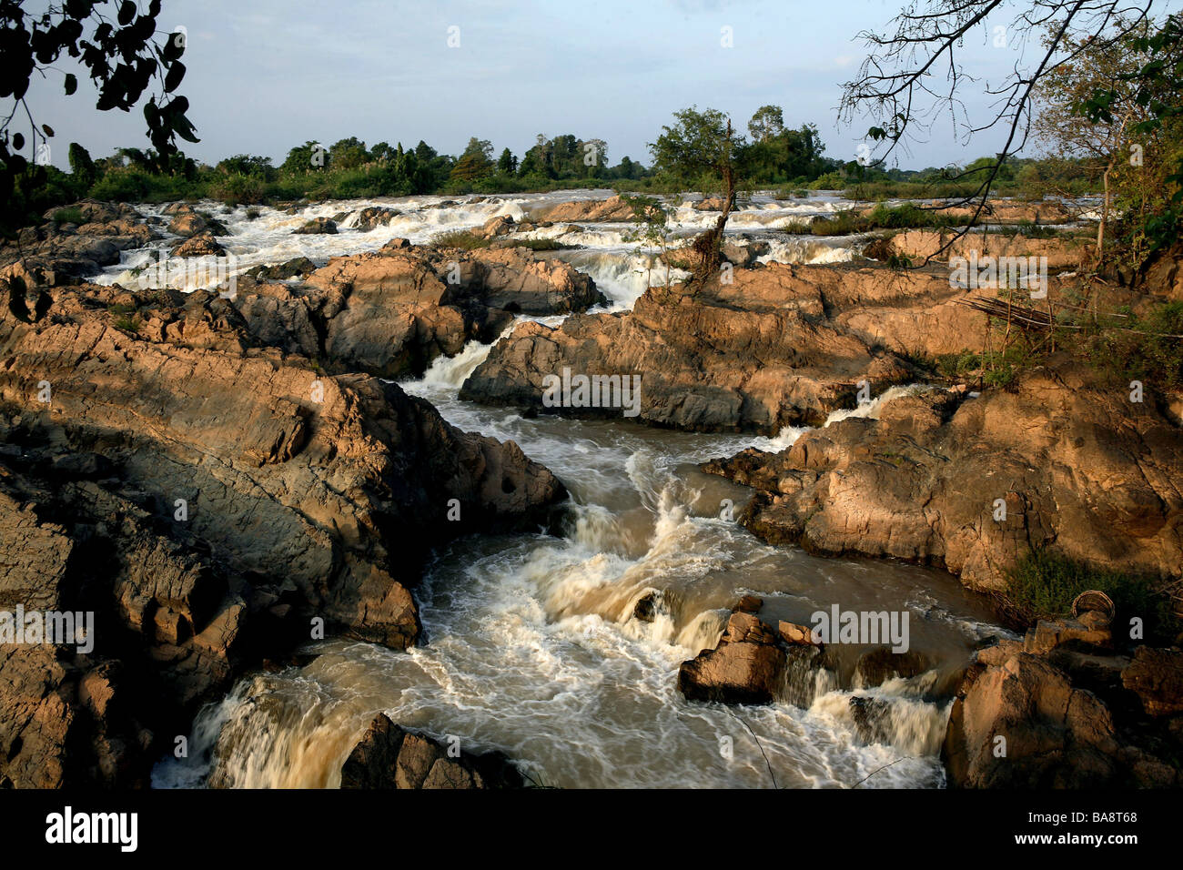 Laos, Si Phan Don : Si Phan Don (meaning 4,000 islands Stock Photo - Alamy