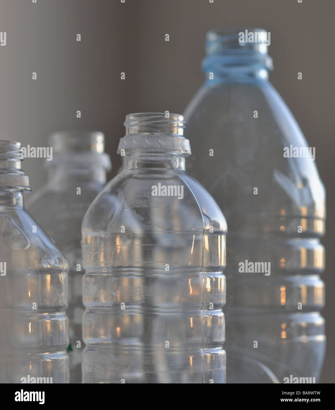 Empty water bottles Stock Photo Alamy