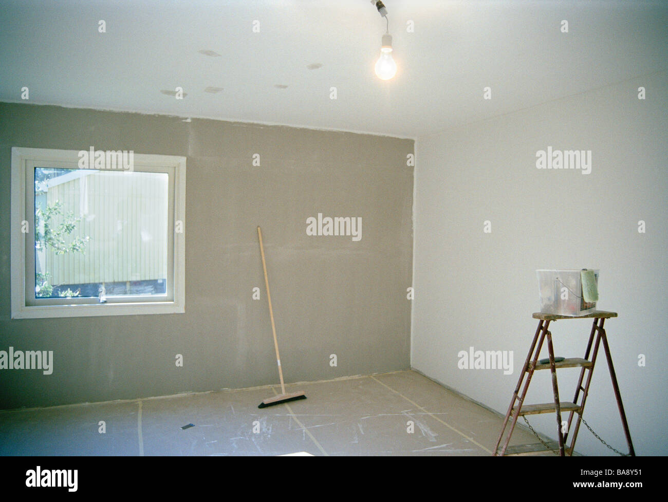 Image showcasing Renovation of a room, Sweden Stock Photo - Alamy