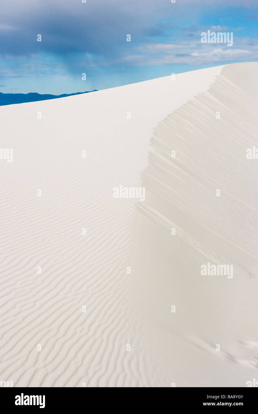 White sand dunes Stock Photo