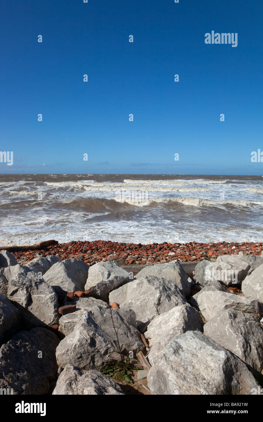 Sea Defence Stone Rocks Rock armour hi-res stock photography and images - Alamy