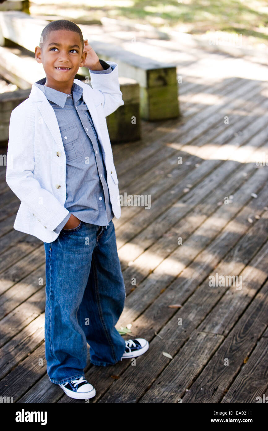Stylish african american boy hi-res stock photography and images - Alamy