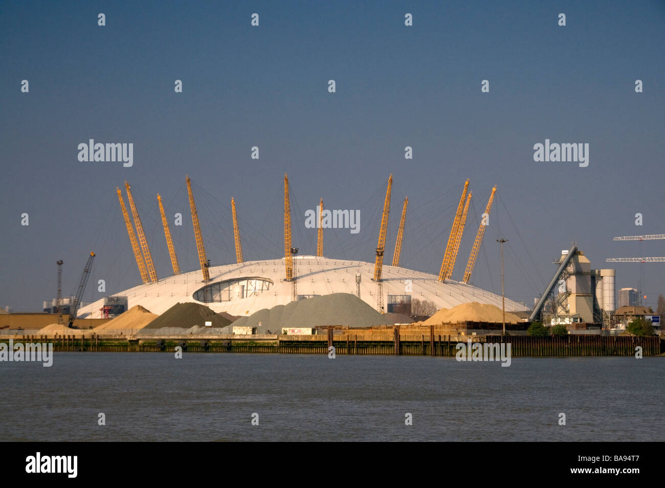 Millenium Dome, O2 Arena, at Docklands in London Stock Photo