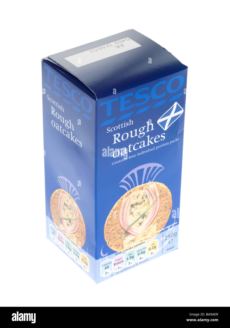 Box of Oat Cakes Stock Photo Alamy