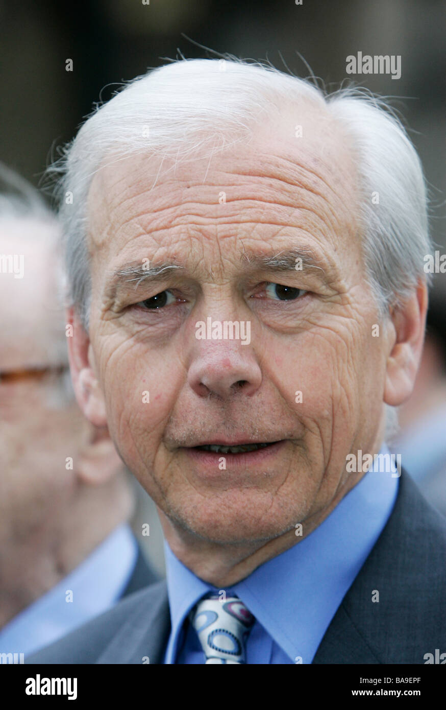 Radio and television presenter John Humphrys at BBC Broadcasting House for 80th anniversary of the Corporation s Royal Charter Stock Photo