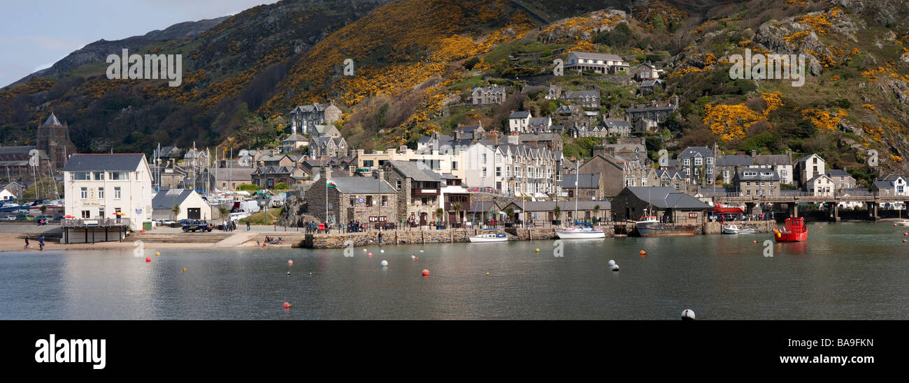 Barmouth harbour in Wales Stock Photo