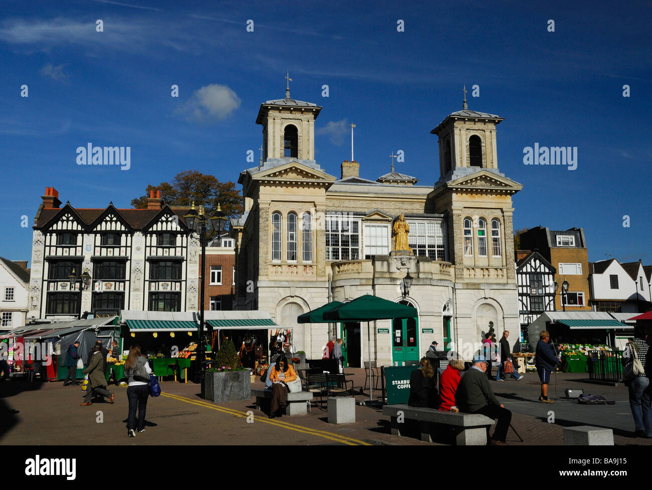 KingstonuponThames market square and town hall, London Stock Photo Alamy KingstonuponThames market square and town hall, London Stock Photo Alamy