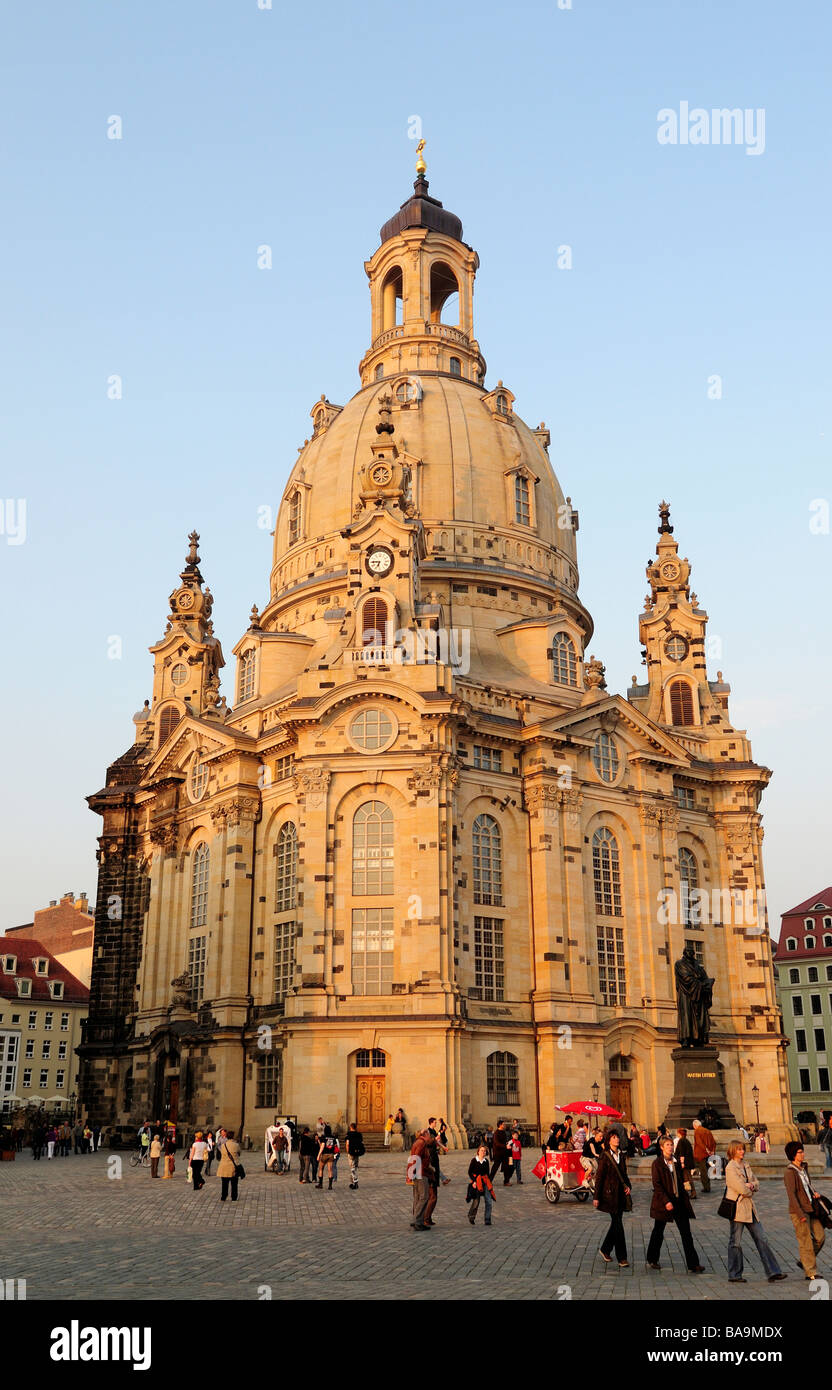 Frauenkirche church, Dresden Germany Stock Photo