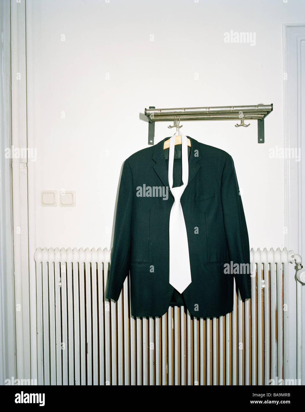 A suit to wear at a funeral, Sweden. Stock Photo