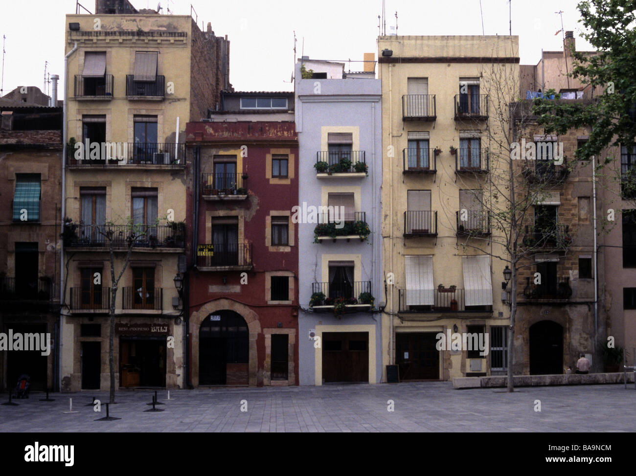 Apartment buildings in Tarragona Stock Photo Alamy