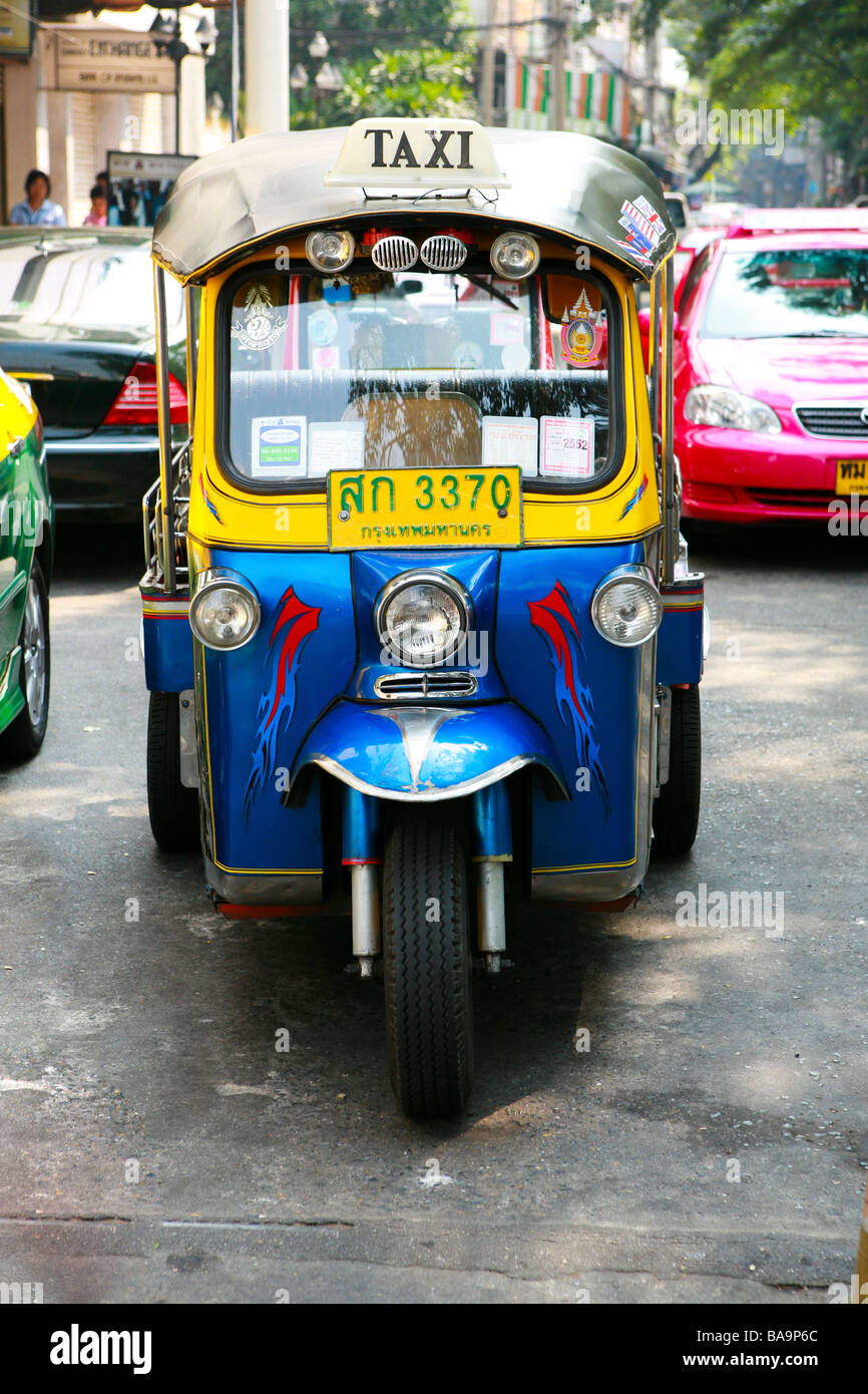 Tuk tuk in Bangkok, thailand Stock Photo
