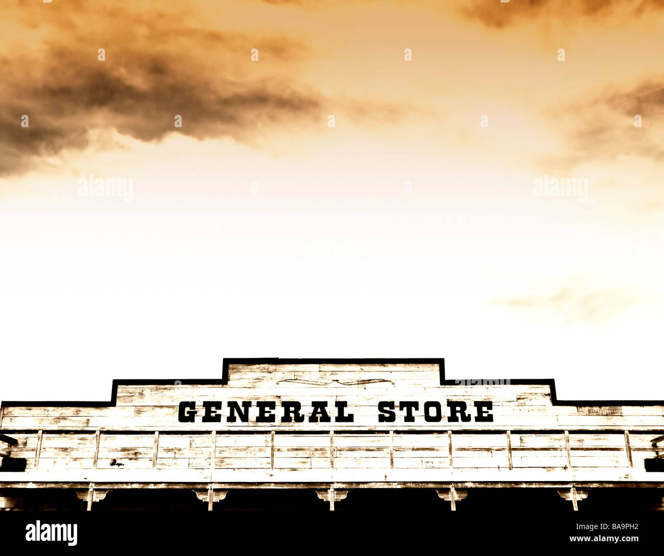 General Store in The Wild West of Arizona Stock Photo