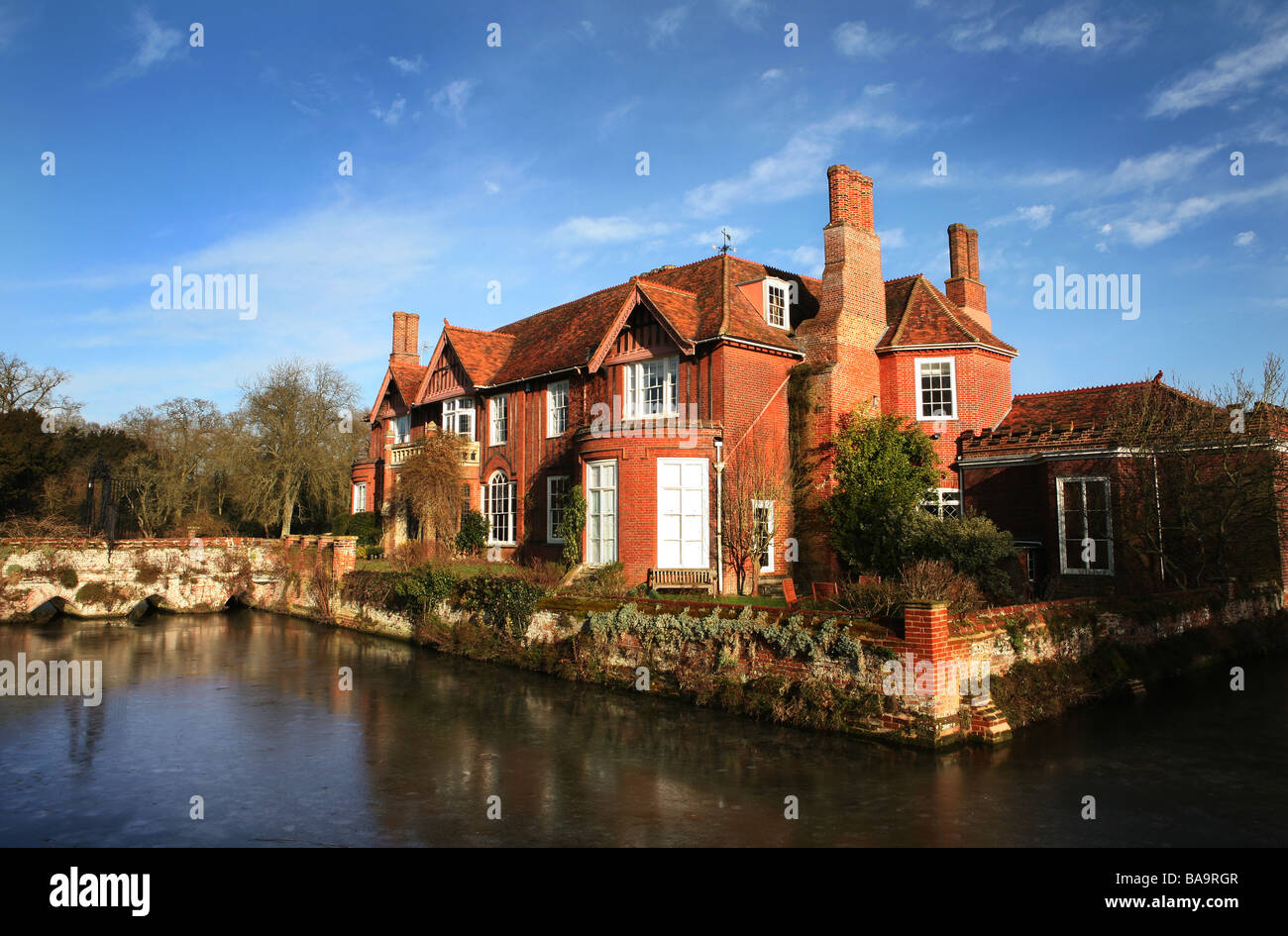 General Views Boxted Hall Boxted near Sudbury Suffolk Stock Photo