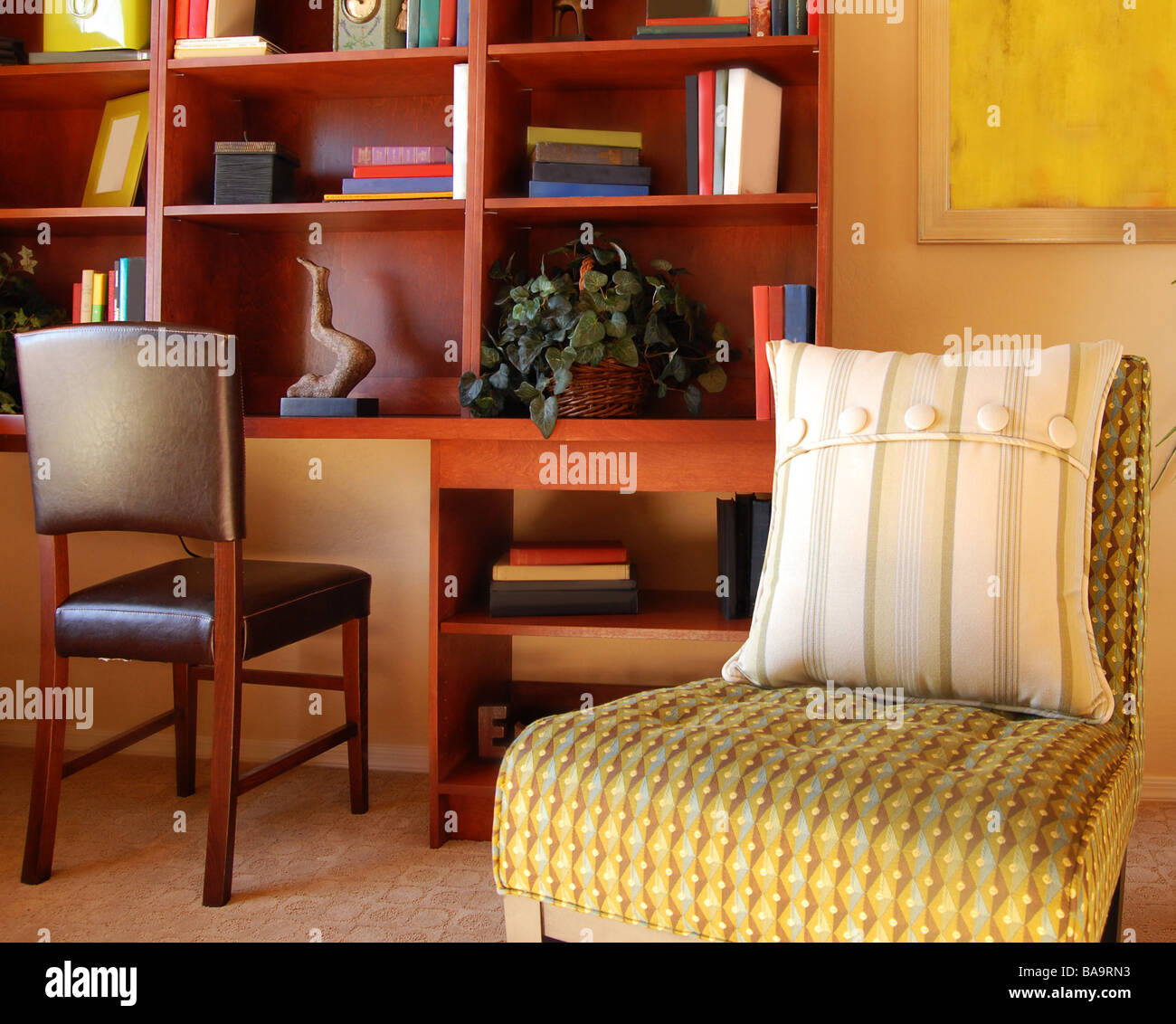 Elegant home office Stock Photo Alamy