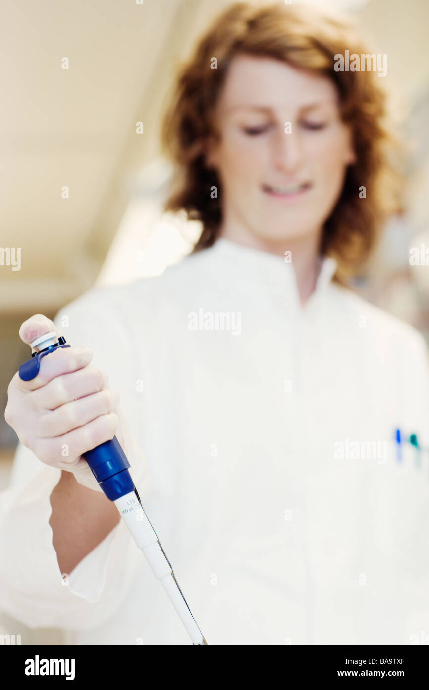 A female researcher in a laboratory Stock Photo - Alamy
