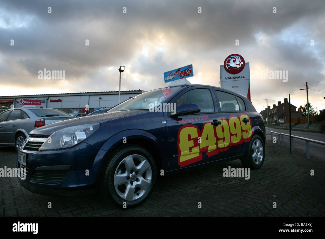 Vauxhall Dealership Stock Photos Vauxhall Dealership Stock