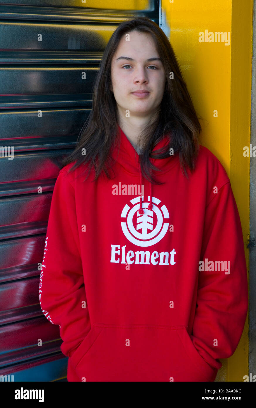 hoodie with long hair