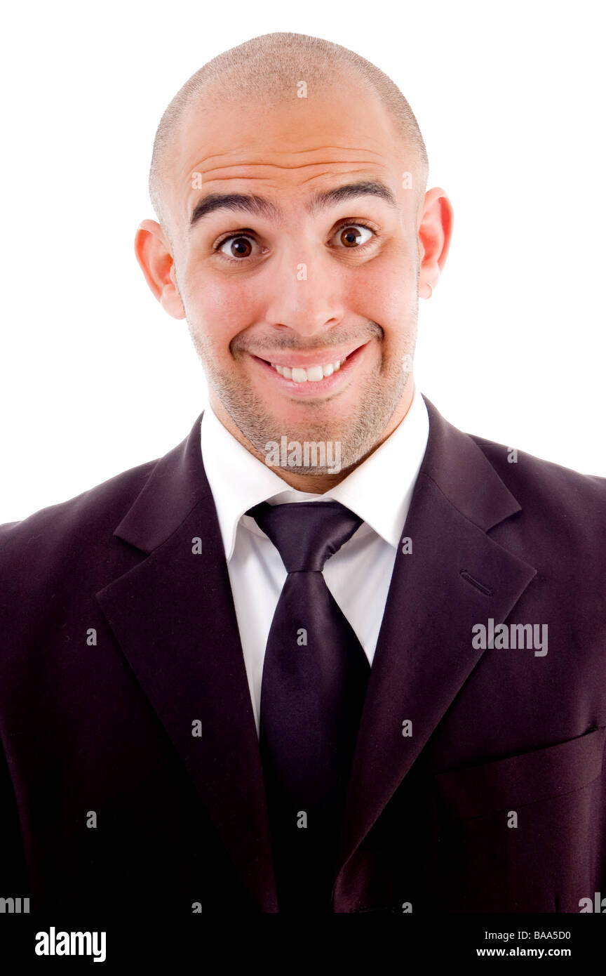 portrait of weird face male Stock Photo - Alamy