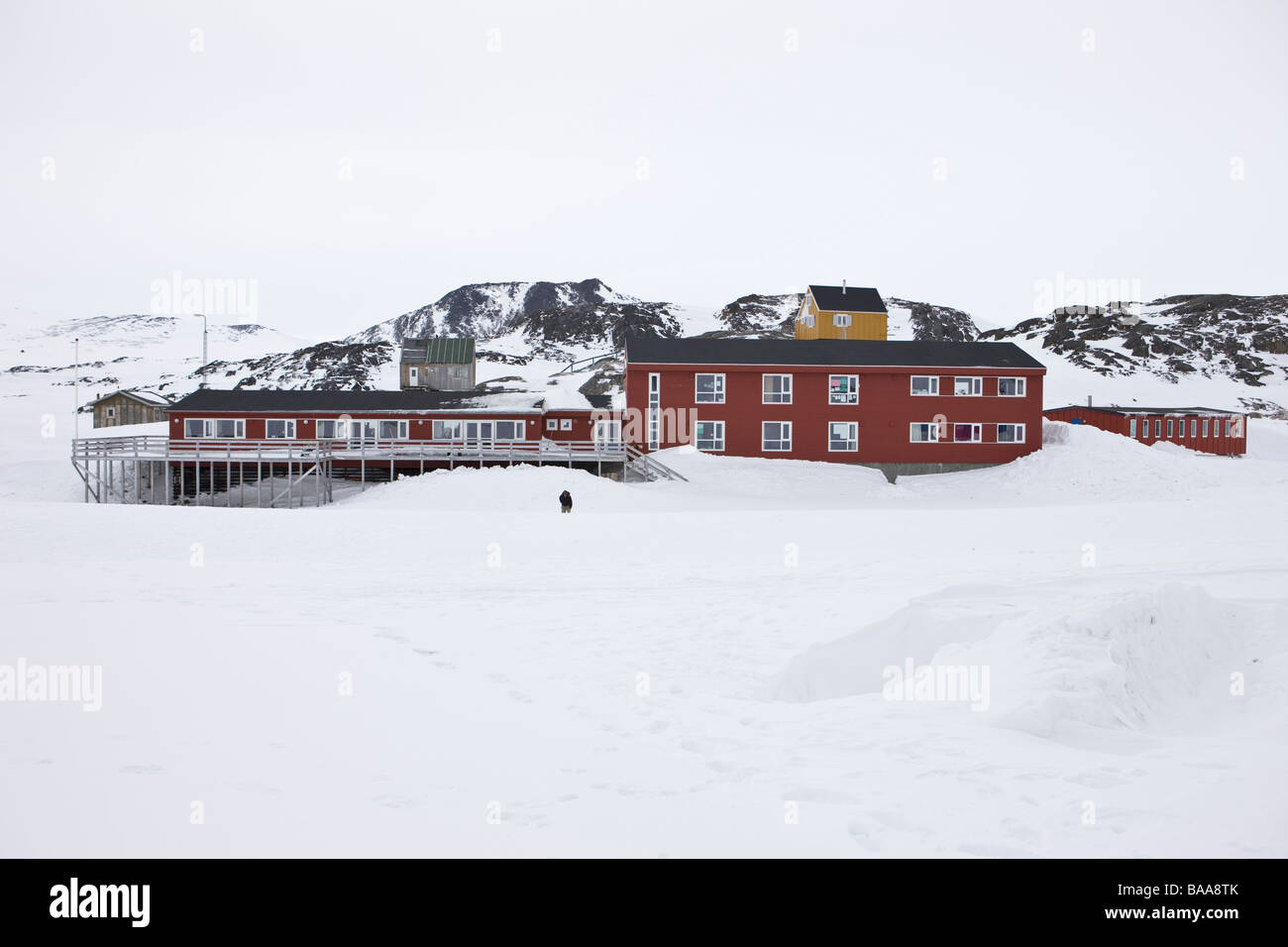 The children school in the village Kulusuk in Greenland Stock Photo Alamy