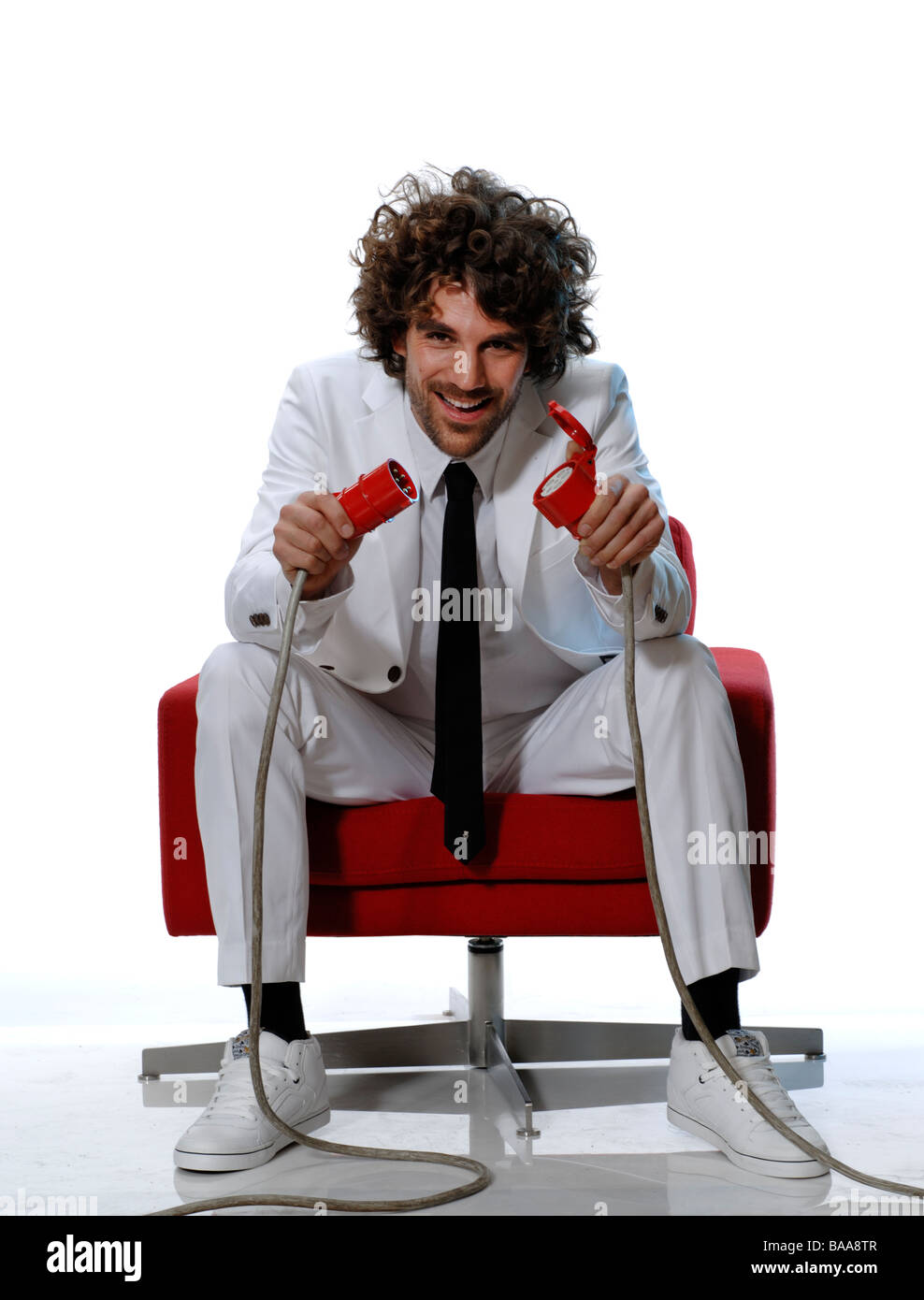 The man in the white suit hi-res stock photography and images - Alamy