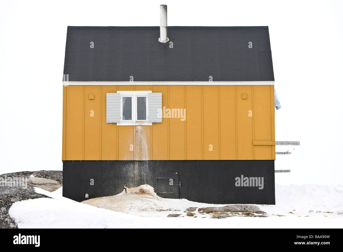 Houses in Kulusuk, Greenland Stock Photo Alamy
