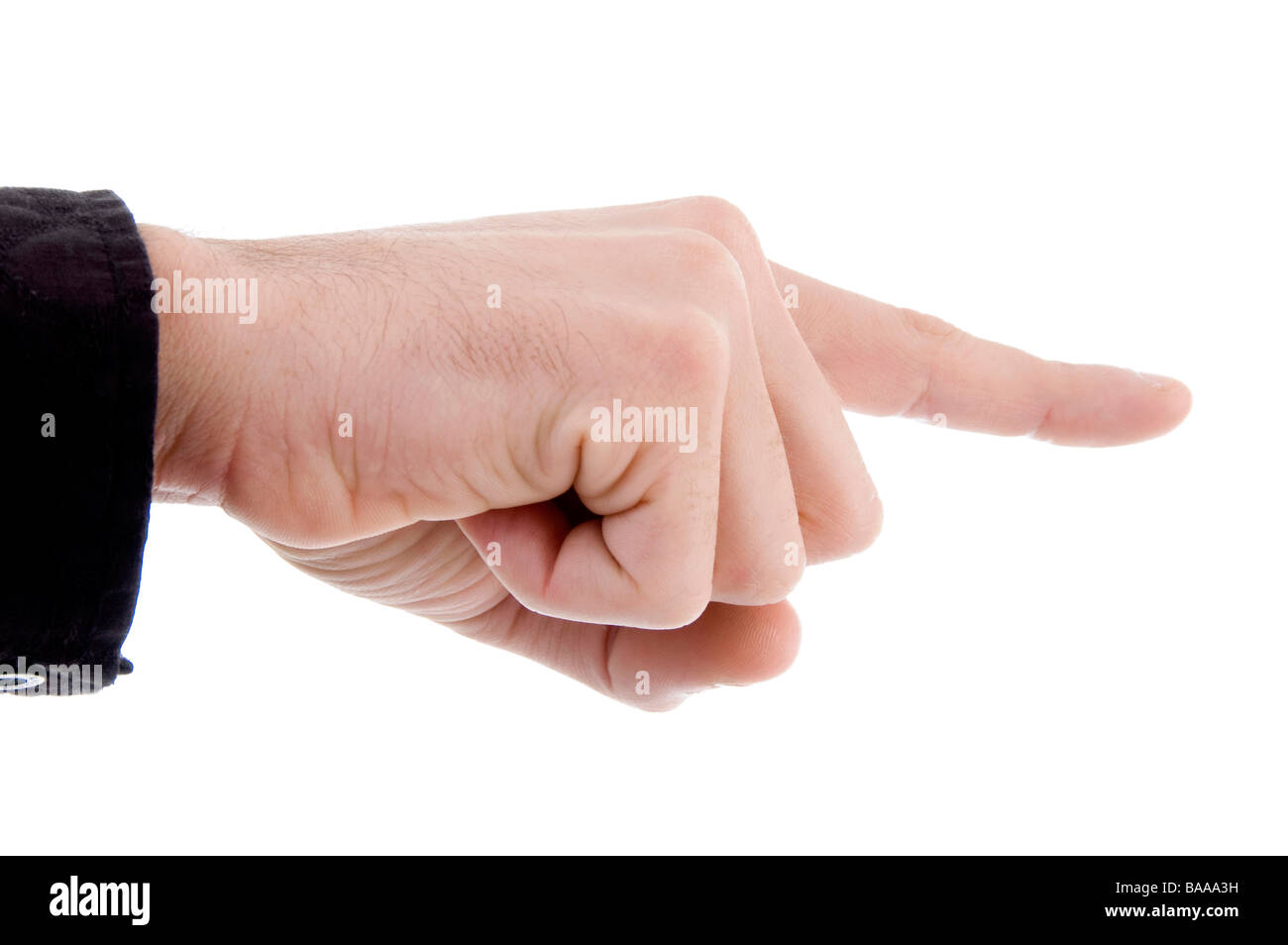 Pointing Pose High Resolution Stock Photography And Images Alamy